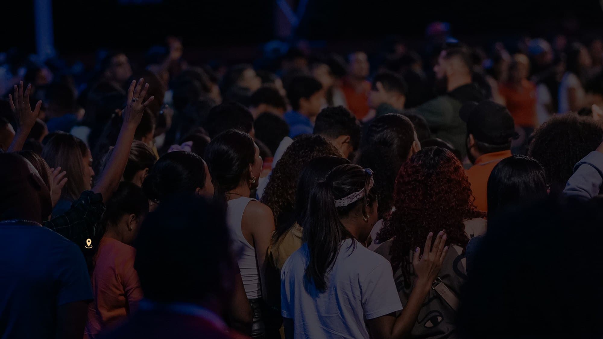 The congregation worshipping at House of Grace International
